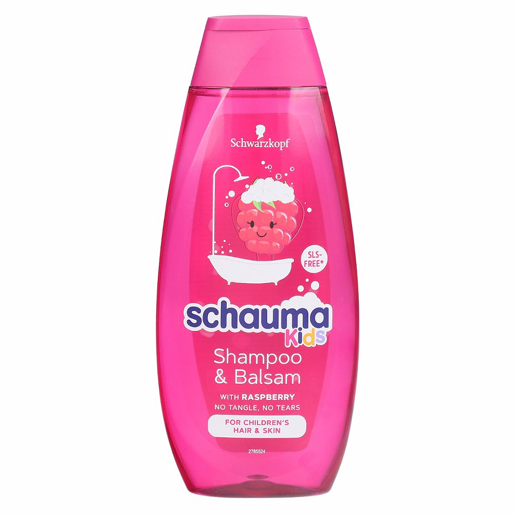 šampon in balzam za lase raspberry