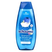 Slika produkta ŠAMPON IN GEL ZA PRHANJE BLUEBERRY, SCHAUMA KIDS, 400ML