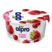 Slika produkta SOJINA ALTERNATIVA JOGURTU MALINA IN BRUSNICA, ALPRO, 150G