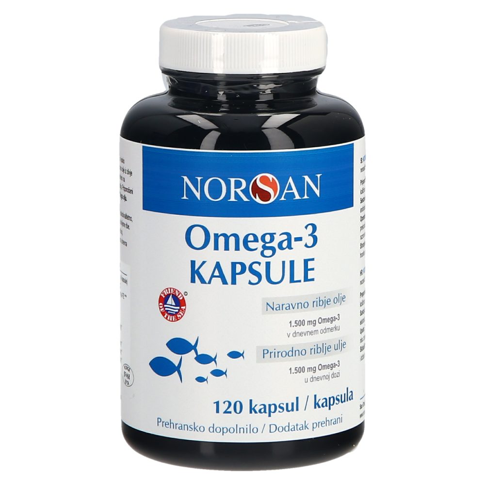 OMEGA 3 KAPSULE, NORSAN, 120/1 SPAR Online