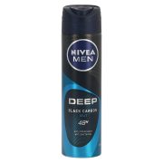 Slika produkta DEO SPREJ DEEP BLACK CARBON BEAT, NIVEA MEN, 150ML