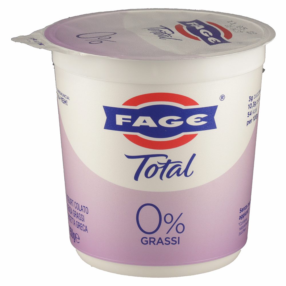 grški odcejen jogurt, 0% m.m., total, fage, 950g