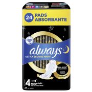 Slika produkta HIGIENSKI VLOŽKI SECURE NIGHT ŠT.4, ALWAYS ULTRA, 24/1