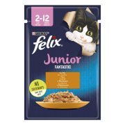 Slika produkta MOKRA HRANA ZA MAČKE JUNIOR S PIŠČANCEM V ŽELEJU, FELIX FANTASTIC, 85G