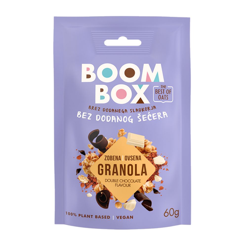 OVSENA GRANOLA DOUBLE ČOKO, BOOM BOX, 60G SPAR Online