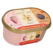 Slika produkta SLADOLED JAGODA, VANILIJA IN ČOKOLADA MULTIFLAVOUR, CARTE D´OR, 1300ML