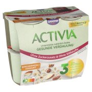 Slika produkta JOGURT JABOLKA, DATELJI IN ŽITARICE, ACTIVIA, 4X115G