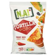 Slika produkta KORUZNI KREKERJI S STROČNICAMI IN SLADKIM ČILIJEM TORTILLA POPS, N.A!, 80G