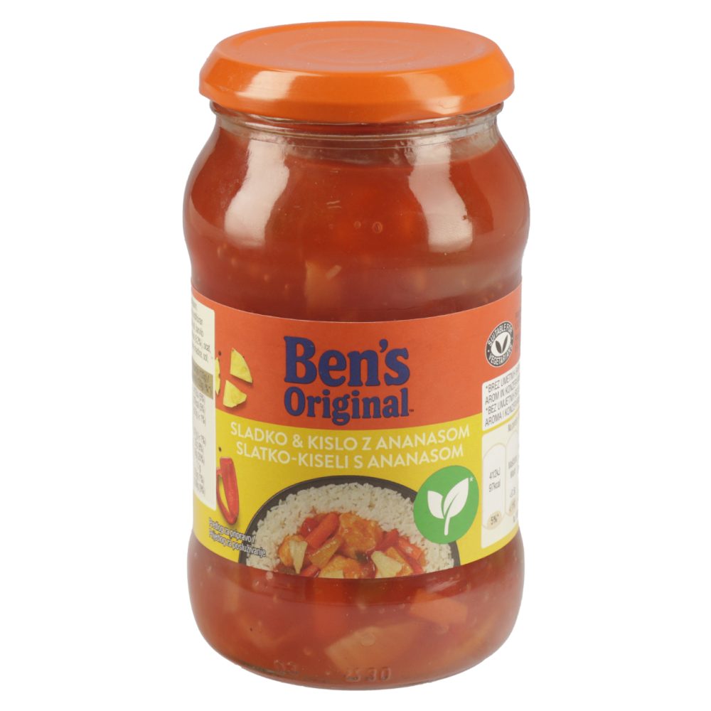 SLADKO KISLA OMAKA ANANAS IN BAMBUS, BEN´S ORIGINAL, 400G