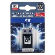 Slika produkta BATERIJE 9V, SIMPEX PROFESSIONAL, 1/1