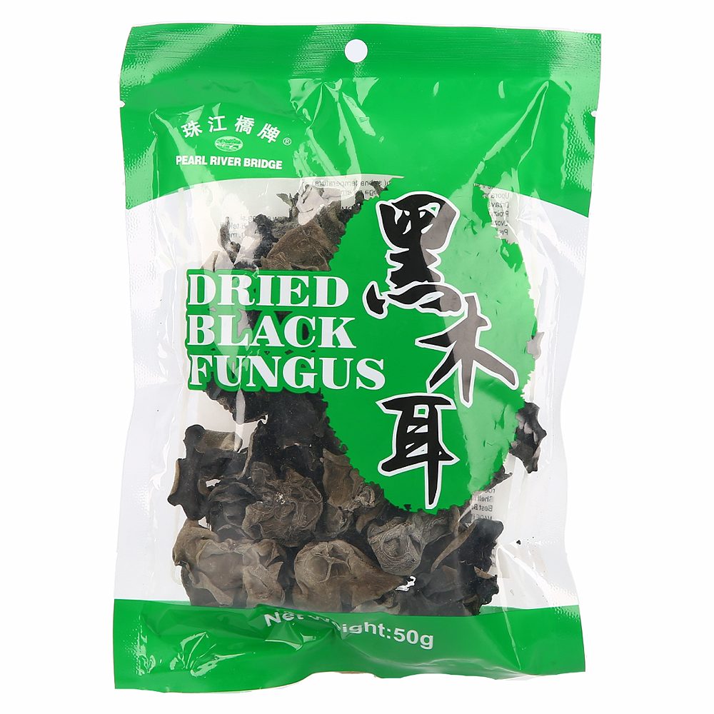 sušene črne kitajske gobe fungus, pearl river bridge, 50g