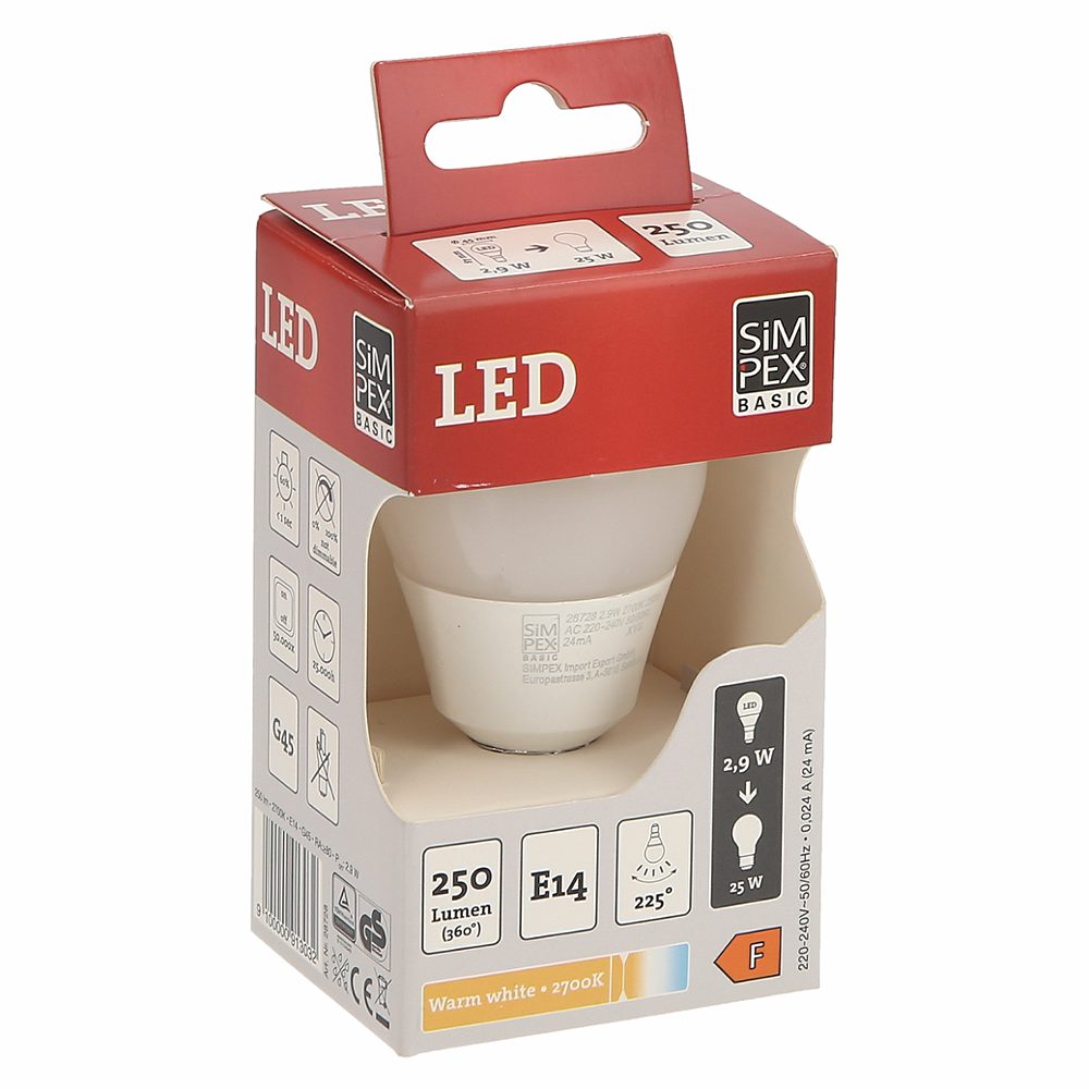 sijalka led e14 250lm