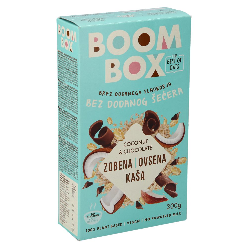 OVSENA KAŠA KOKOS IN ČOKOLADA, BOOM BOX, 300G SPAR Online