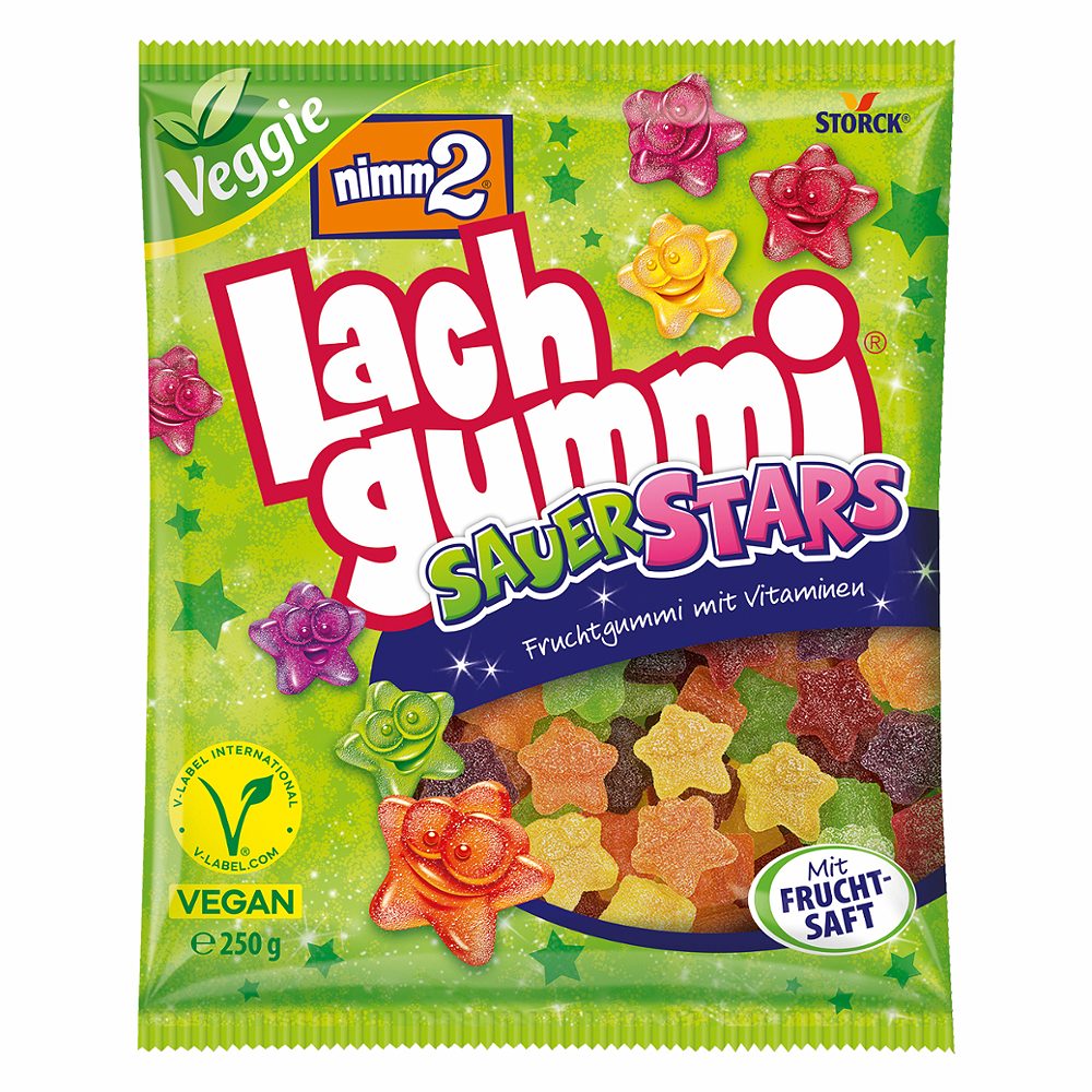 sadni gumijevi bonboni z vitamini sauer stars