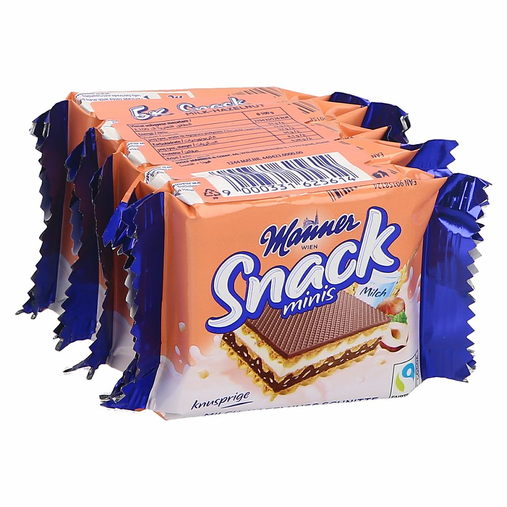 vaflji snack minis lešnik
