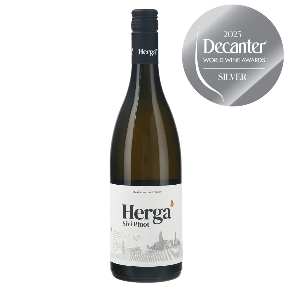Belo vino, Sivi pinot, Herga, 0,75 l
