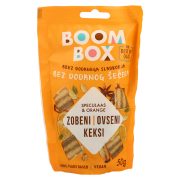 Slika produkta OVSENI KEKSI Z ZAČIMBAMI IN POMARANČO SPECULAAS, BOOM BOX, 50G
