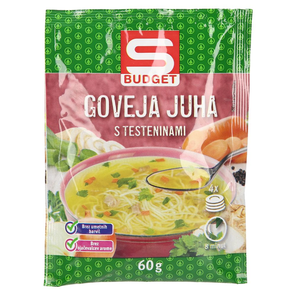 goveja juha s testeninami