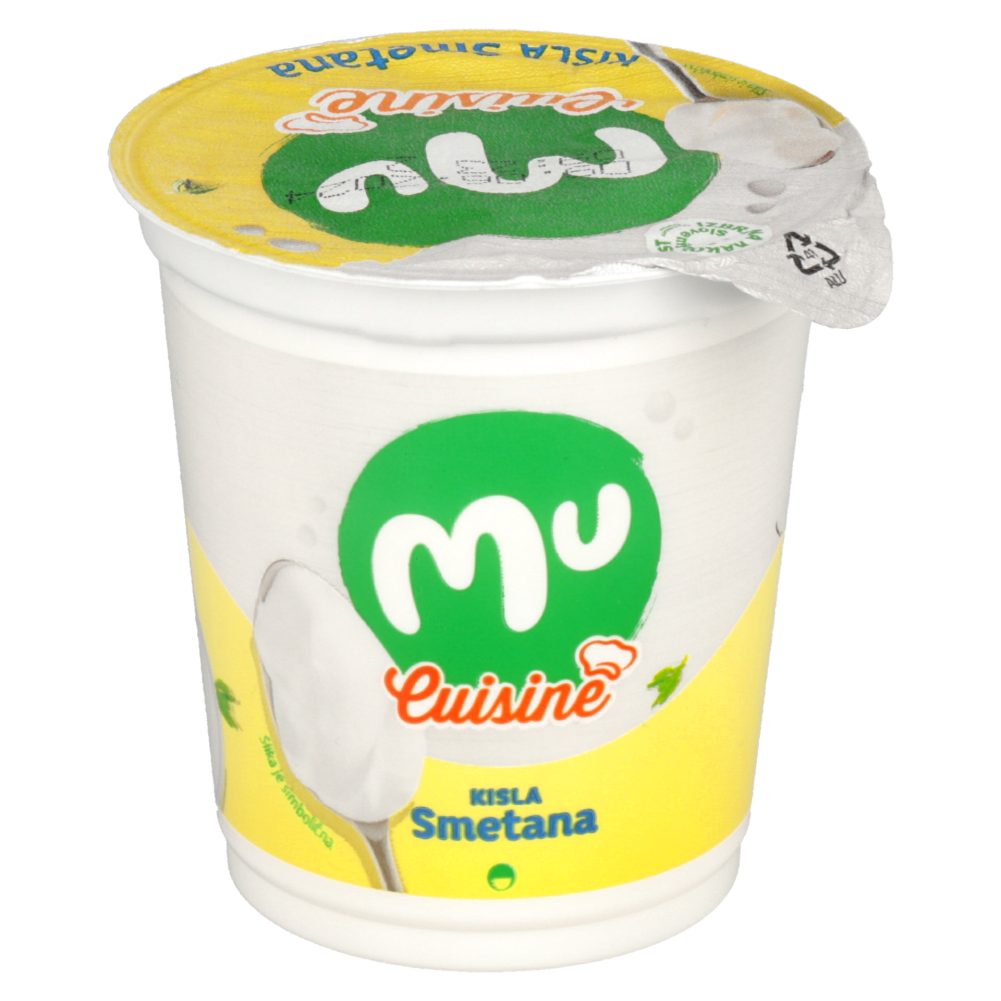 Kisla smetana, 20 % m.m., Mu Cusine, 180 g