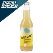 Slika produkta NAPITEK IZ NEFILTRIRANEGA JABOLČNEGA SOKA Z DODANO LIMONSKO TRAVO, HEIJUS, 330ML