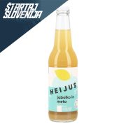 Slika produkta NAPITEK IZ NEFILTRIRANEGA JABOLČNEGA SOKA Z DODANO METO, HEIJUS, 330ML