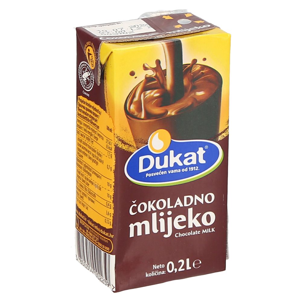 ČOKOLADNO MLEKO, DUKAT, 0,2L