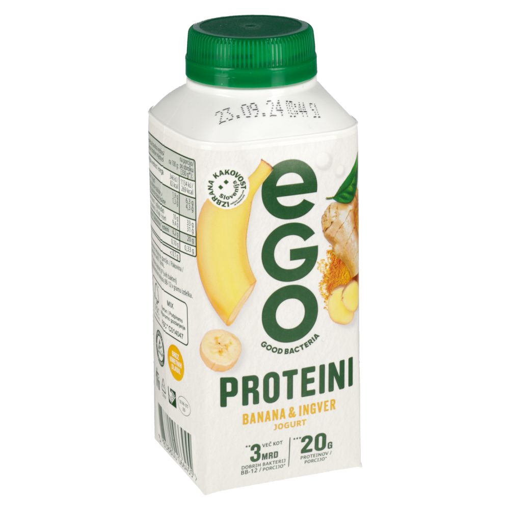 JOGURT BANANA IN INGVER, EGO PROTEINI, 330G SPAR Online