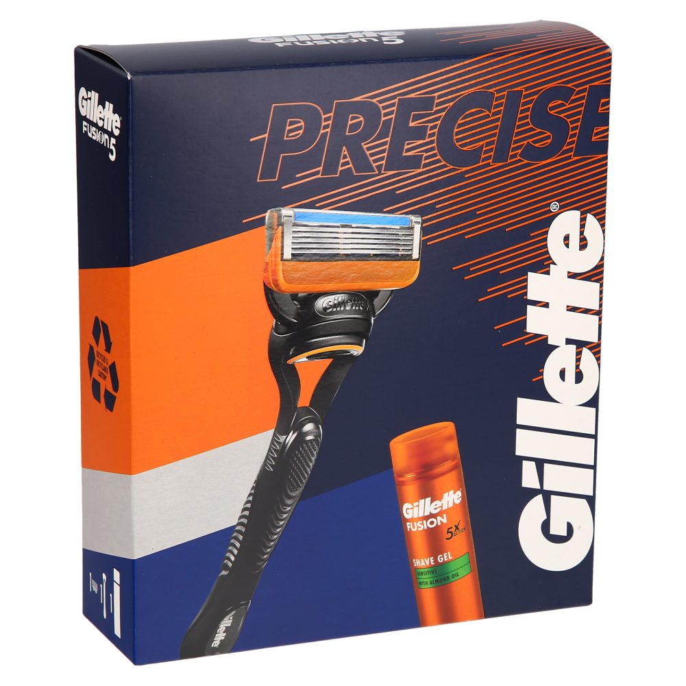 DARILNI SET GILLETTE FUSION, 2/1 SET VSEBUJE: GILLETTE DS FUSION ...