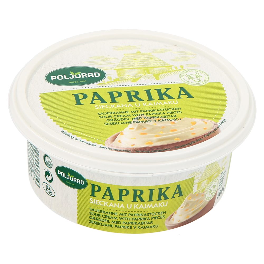 KAJMAK S PAPRIKO, POLJORAD, 200G