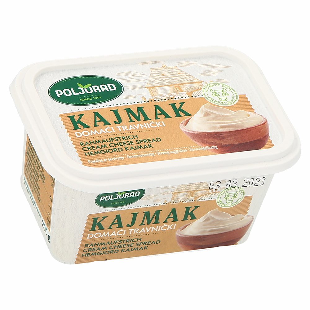 domači kajmak, poljorad, pakirano, 200 g