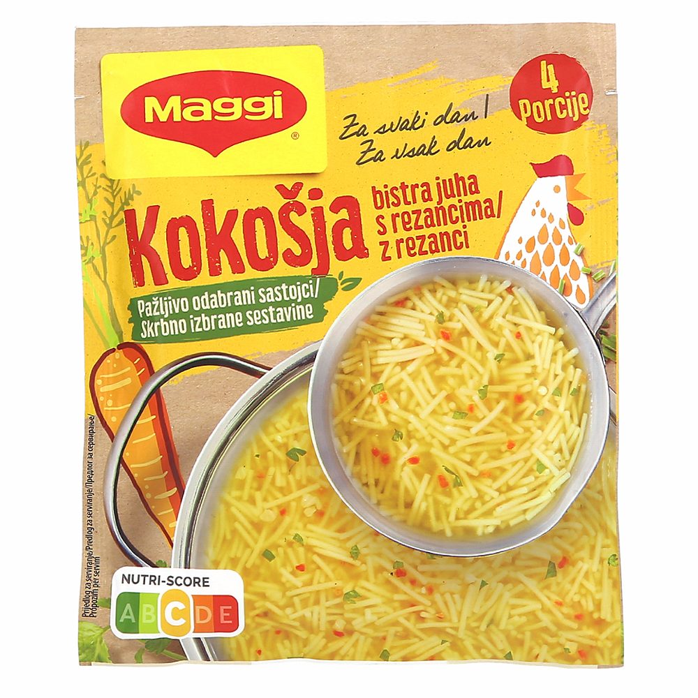 kokošja bistra juha z rezanci