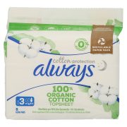 Slika produkta HIGIENSKI VLOŽKI NIGHT, ALWAYS COTTON PROTECTION, 8/1