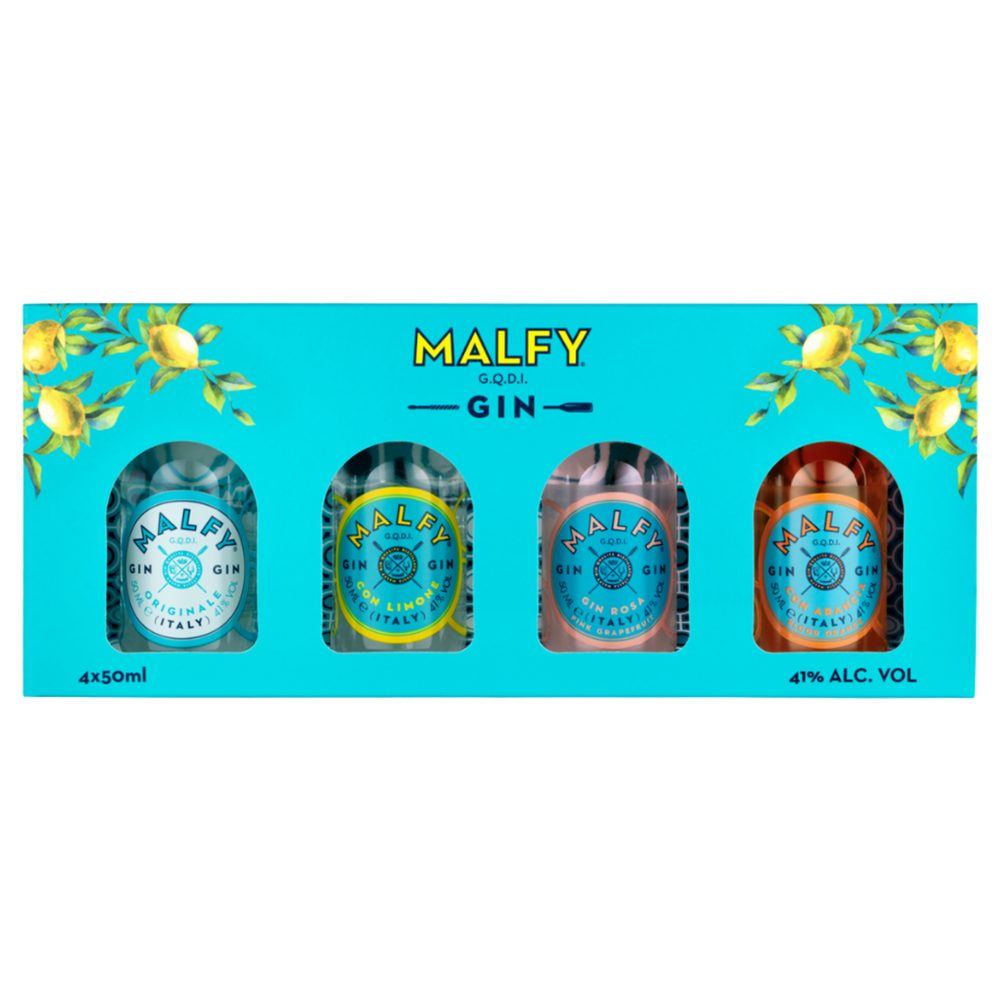 GIN MINI SET, MALFY, 4X50ML