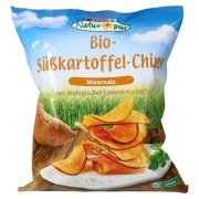 Slika produkta BIO ČIPS IZ SLADKEGA KROMPIRJA Z MORSKO SOLJO, SPAR NATUR*PUR, 75G