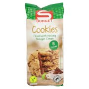 Slika produkta PIŠKOTI Z LEŠNIKOVO NOUGAT KREMO IN KOŠČKI ČOKOLADE, S-BUDGET, 200G