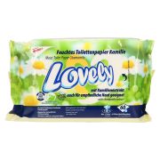 Slika produkta VLAŽNI TOALETNI PAPIR KAMILICA, LOVELY, 60/1