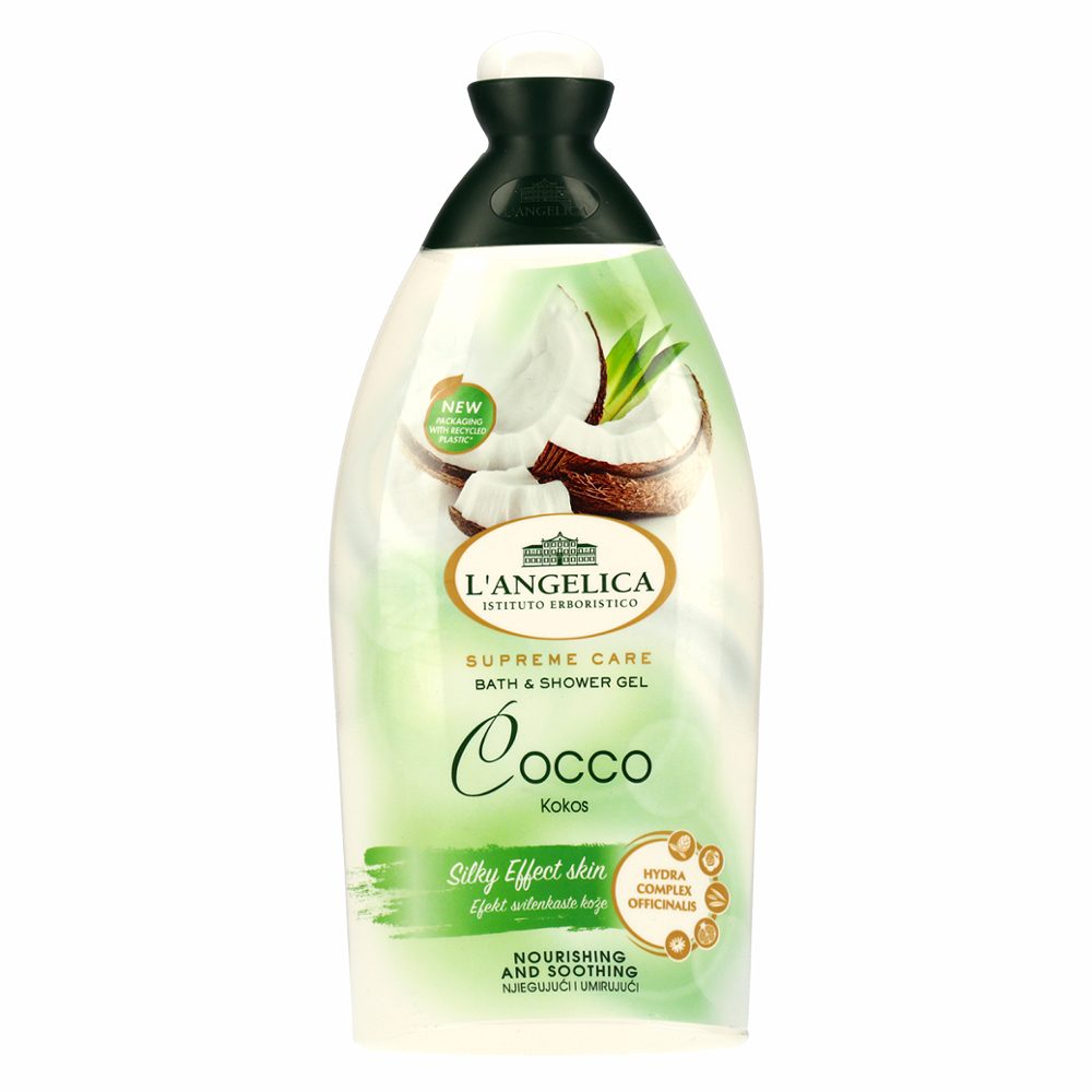 gel za prhanje in kopel kokos supreme care, l´angelica, 500ml