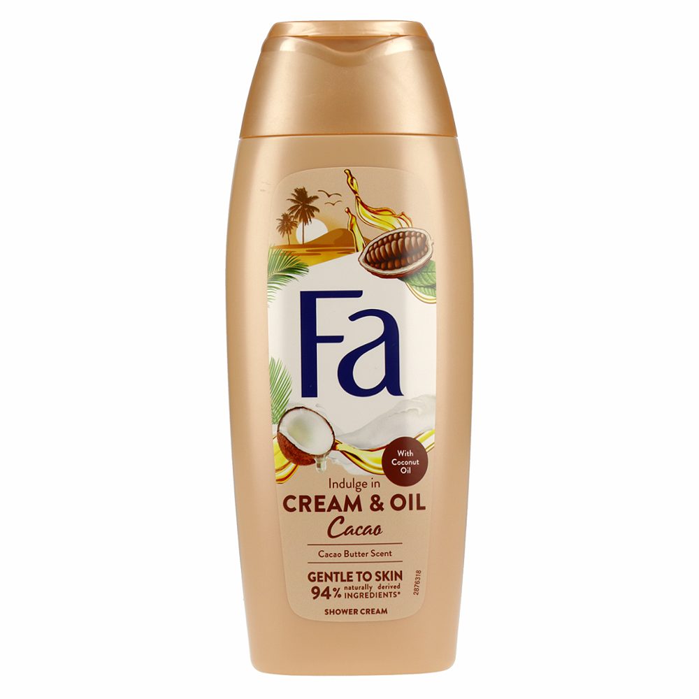 gel za prhanje cream & oil cacao, fa, 400ml