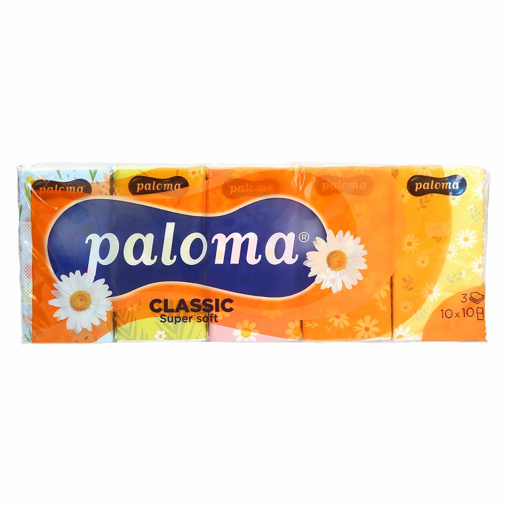 papirnati robčki 3-slojni classic chamomile