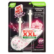 Slika produkta WC OBEŠANKA PINK FLOWERS, WC NET STYLE CRYSTAL, 2X36,5G, XXL