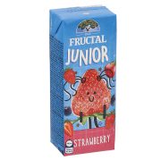 Slika produkta SADNI NEKTAR IZ JAGOD, JABOLK IN GROZDJA DELNO IZ ZGOŠČENEGA SOKA, FRUCTAL JUNIOR, 0,2L