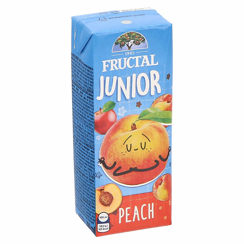 nektar iz breskev in jabolk, fructal, 0,2l