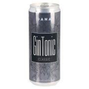 Slika produkta MEŠANA GAZIRANA ALKOHOLNA PIJAČA GIN TONIC CLASSIC, DANA, 0,33L