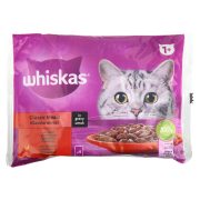 Slika produkta MOKRA HRANA ZA MAČKE MESNI IZBOR Z ZELENJAVO, WHISKAS, 4X85G