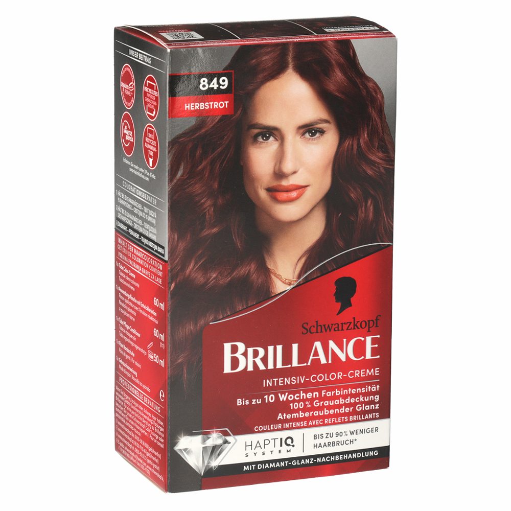 barva za lase 849 rdeče rjava, brillance