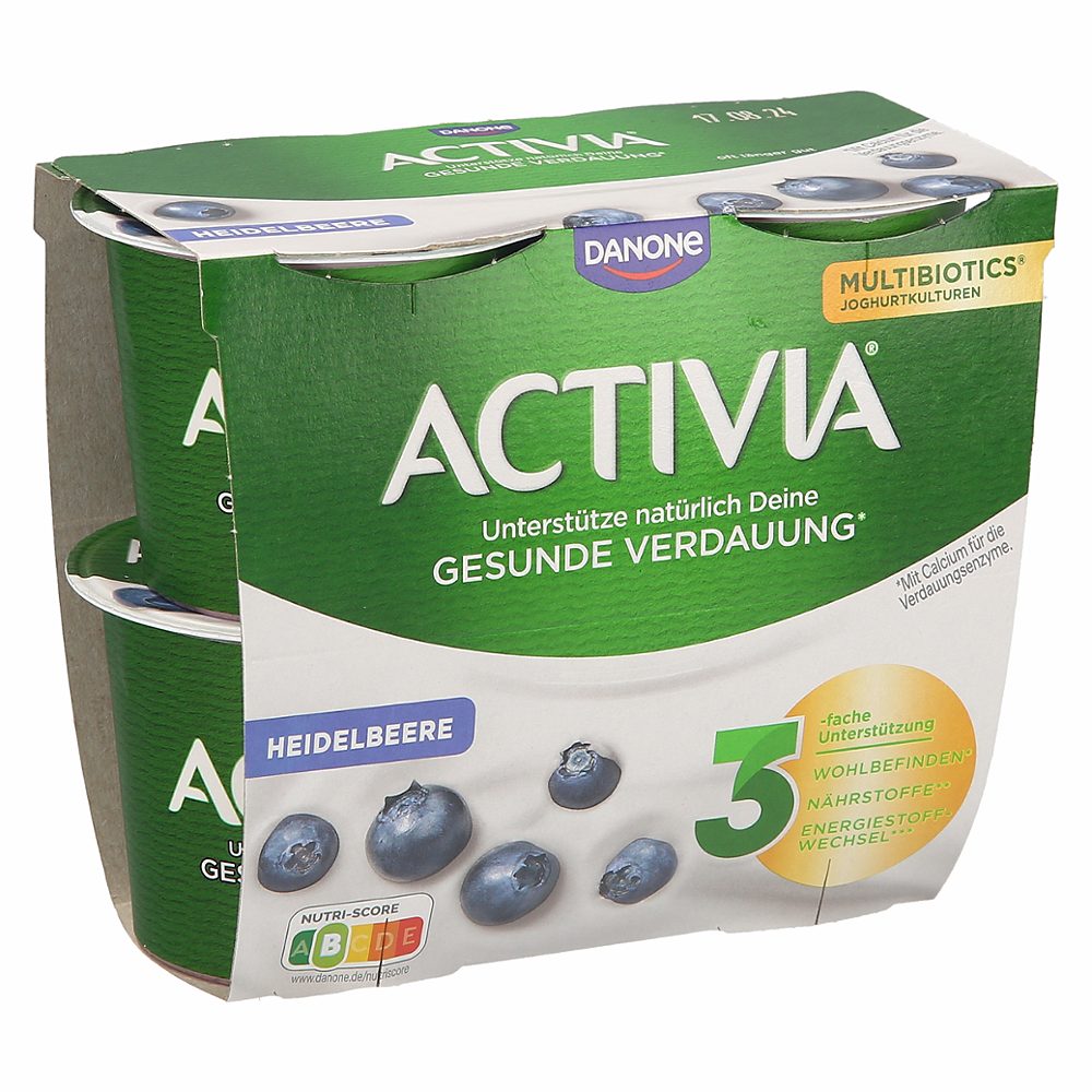 jogurt, borovnica, activia, 4 x 115 g