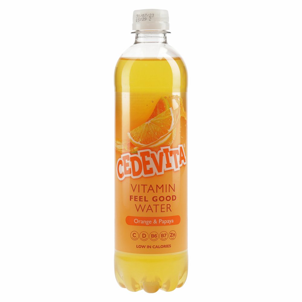 pijača z okusom pomaranče in papaje, cedevita, 0,5l