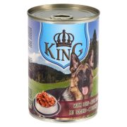 Slika produkta MOKRA HRANA ZA PSE Z GOVEDINO, KING, 415G