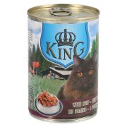 Slika produkta MOKRA HRANA ZA MAČKE Z GOVEDINO, KING, 415G