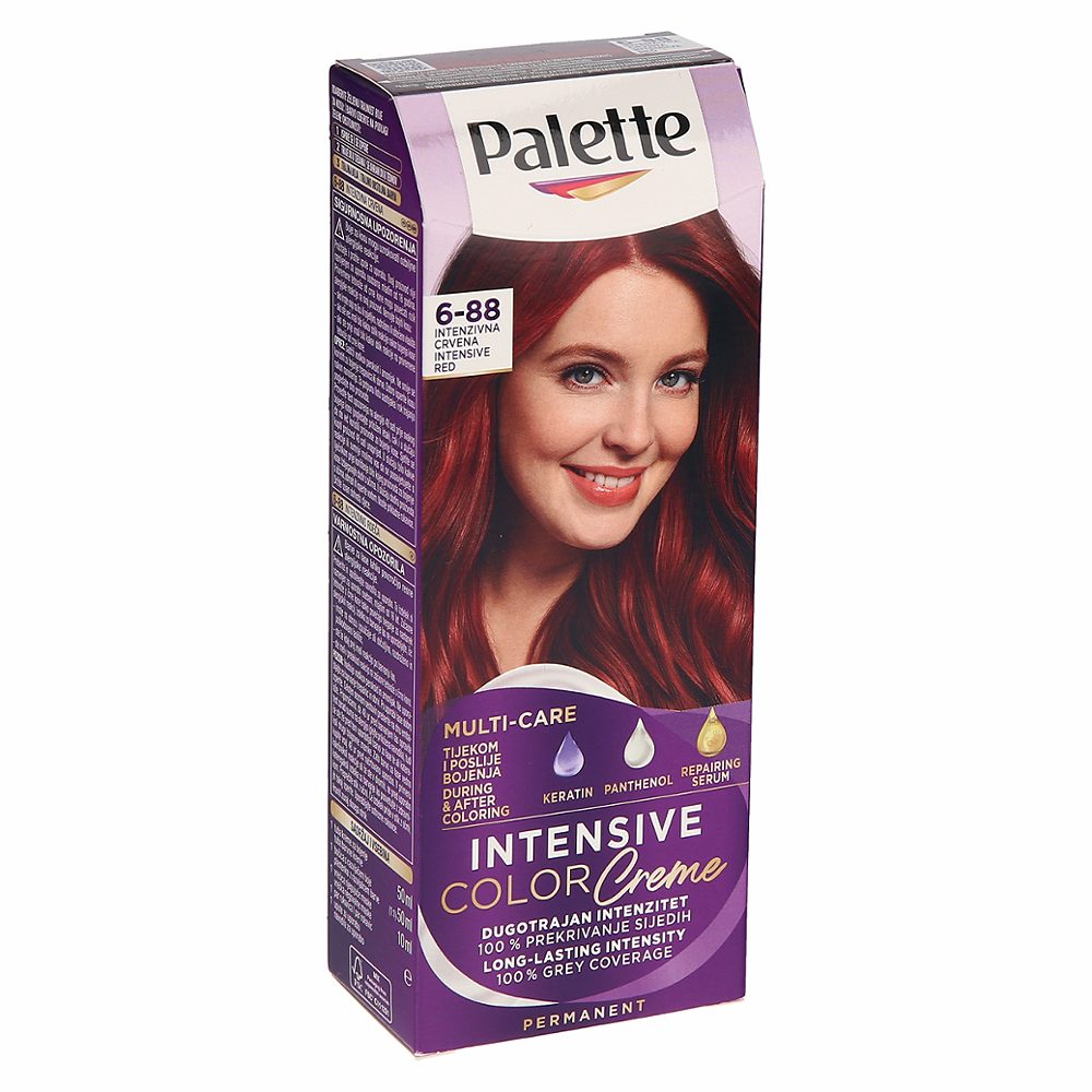 barva za lase intenzivna rdeča 6-88 intensive color creme